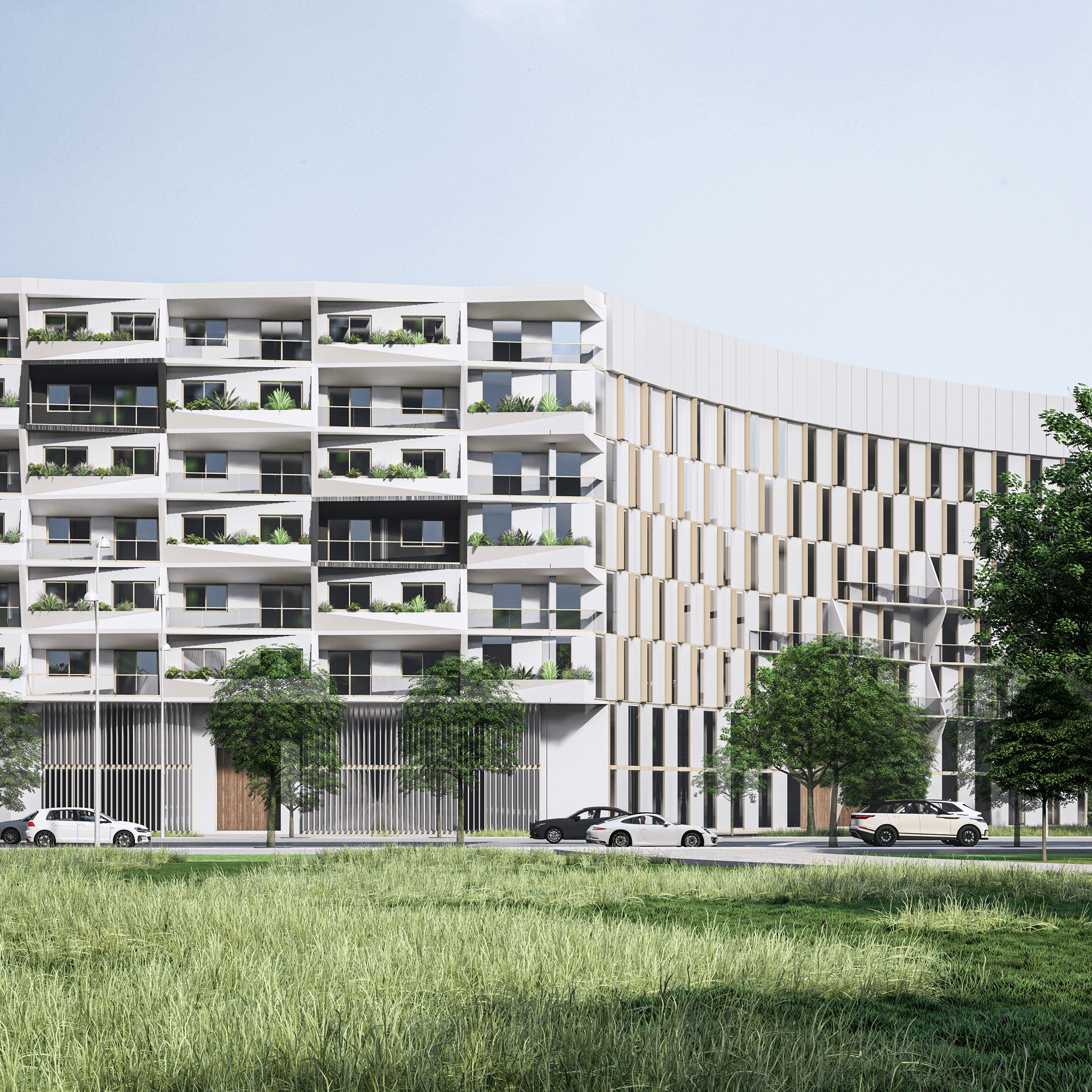 Immeuble R+6 à Tanger (Cité mixte)