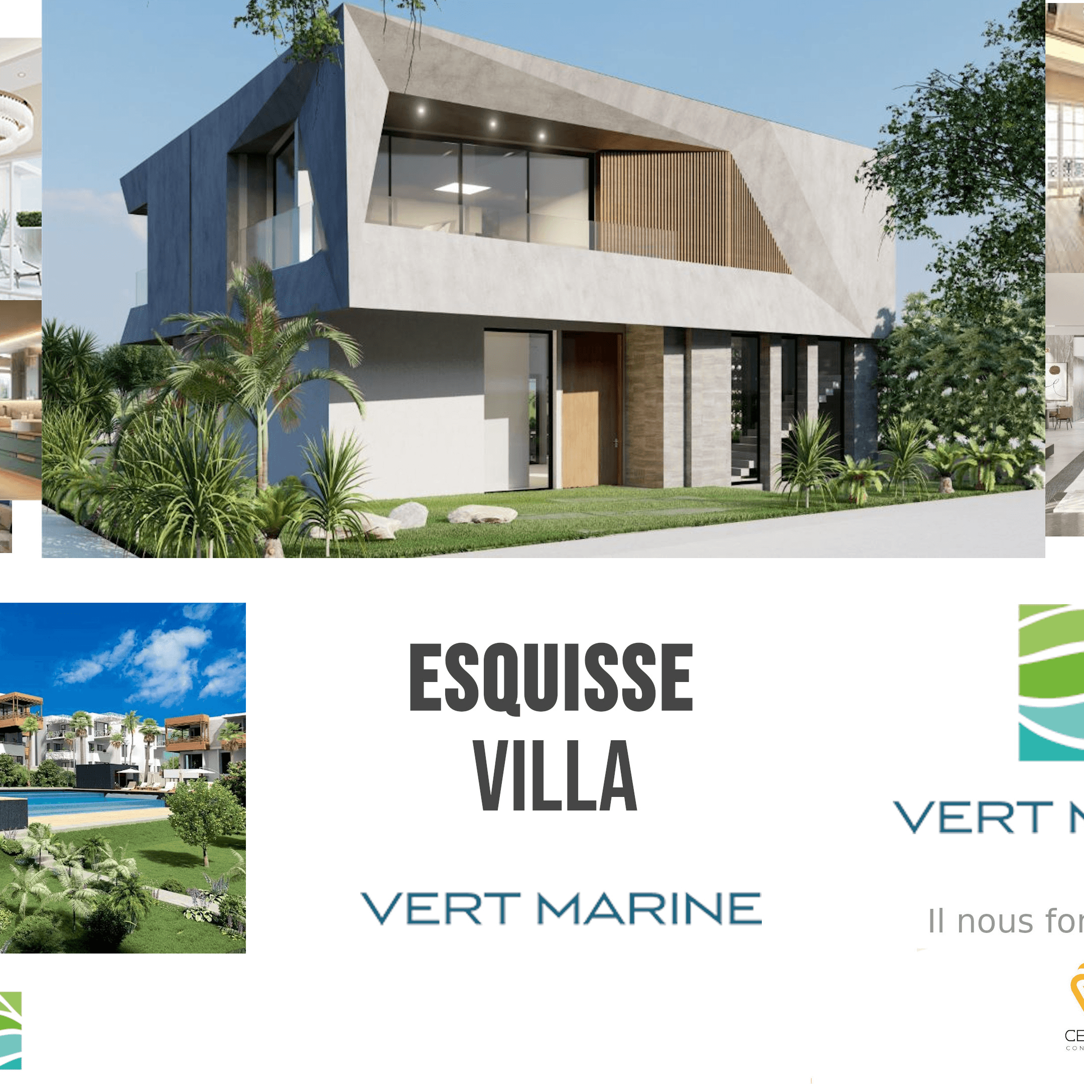 Villa au coeur du projet vert marine