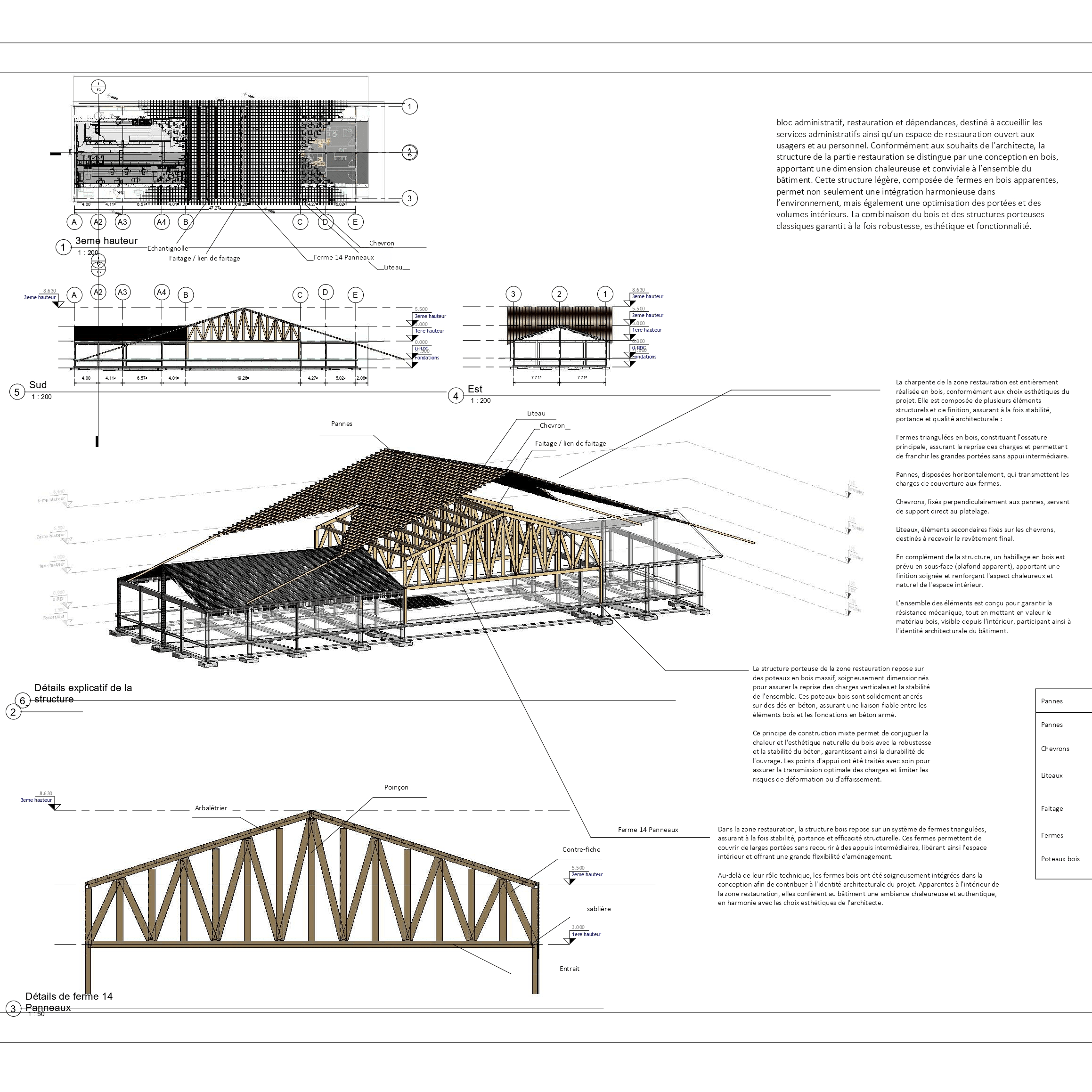 Conception hybride bois-béton 
